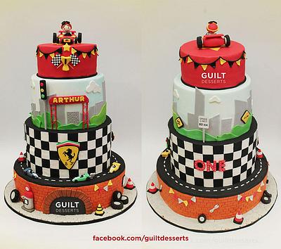 Racing/Ferrari - Cake by Guilt Desserts
