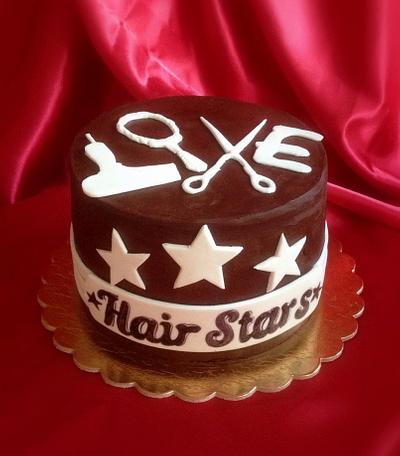 Cake for the hairdresser. "Declaration of love" - Cake by Sweet pear	