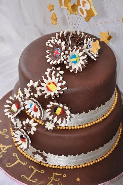 Chocolate Girly cake - Cake by Lisa-Marie Gosling