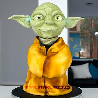 Yet another Yoda cake - Cake by Star Cakes