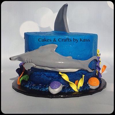 Shark Week!  - Cake by Cakes & Crafts by Kass 