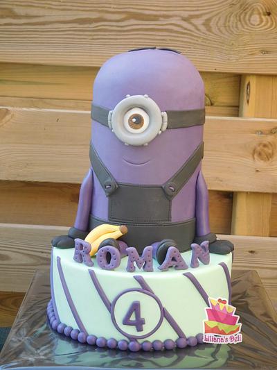 Minion cake - Cake by Liliana Vega