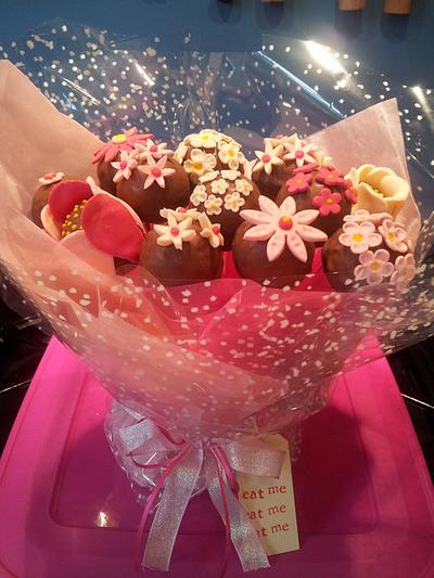 Cake Pop Bouquet  - Cake by Jessica Williams 