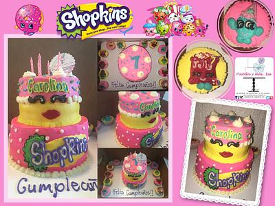 SHOPKINS CAKE AND CUPCAKES - Cake by Pastelesymás Isa