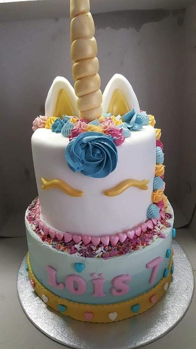 Unicorn cake - Cake by Gebakshoekje