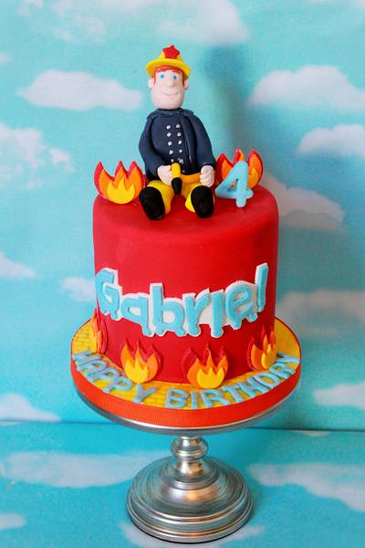 Fire man sam  - Cake by Not Your Ordinary Cakes