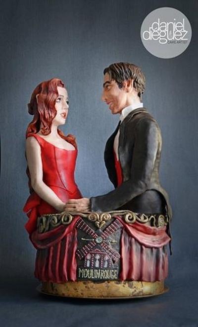 "Moulin Rouge" Cake for "Be my Valentine" Collaboration - Cake by Daniel Diéguez