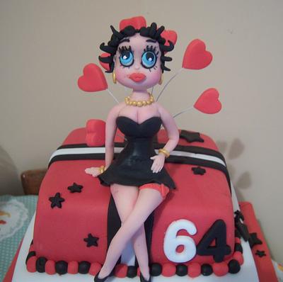 Betty Boop Birthday - Cake by MySugarFairyCakes