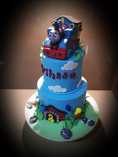 Thomas the Train Cake - Cake by Su Cake Artist 
