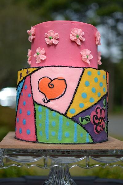 Patchwork Cake - Cake by Elisabeth Palatiello