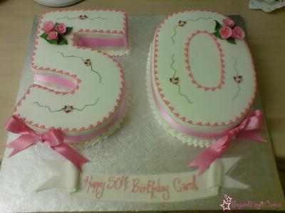 Number 50! - Cake by SugarMagicCakes (Christine)