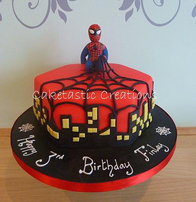 Spiderman Cake - Cake by Caketastic Creations