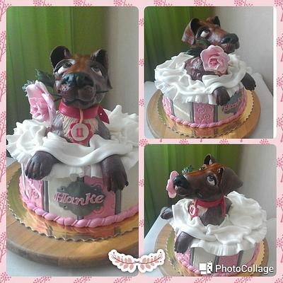 The dog - Cake by luhli