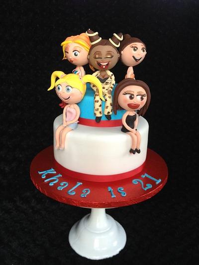 The spice girls !  - Cake by Lisa Salerno 