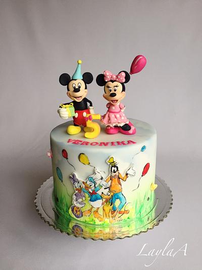 Mickey Mouse clubhouse  - Cake by Layla A