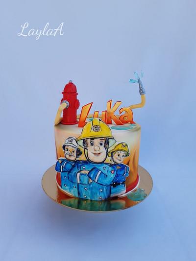 Fireman  Sam - Cake by Layla A