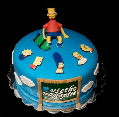 The Simpsons - Cake by Renáta 