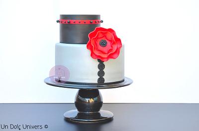 Silver&Black Cake - Cake by Undolcunivers