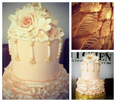 roses and ruffles - Cake by jay
