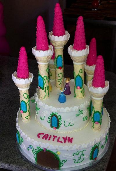 Princess tower cake - Cake by Cindy