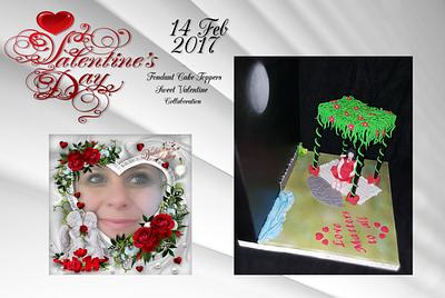 "Love matters to All" "Fondant Cake-Topper - Sweet Valentine Collaboration 2017"  - Cake by Sweet Cake Cottage
