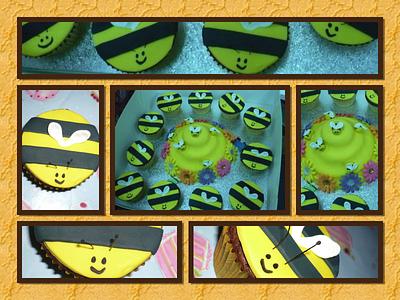 Bee cake and cupcakes - Cake by Louisa