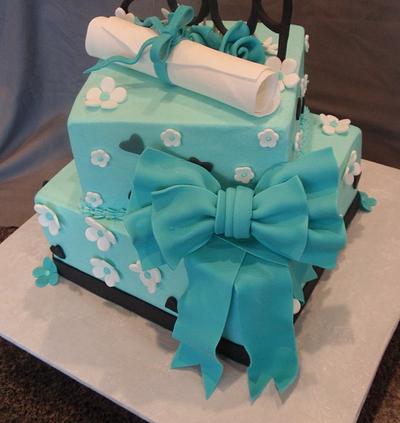 Teal Cake - Cake by jan14grands