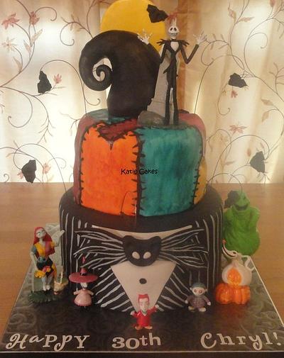Nightmare Before Christmas - Cake by Katie Cortes