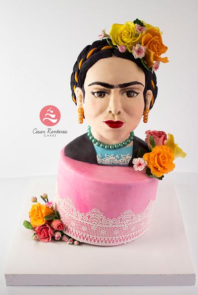 Frida Kahlo cake - Cake by Cesar Renteria Cakes