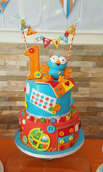 Giggle and hoot  - Cake by The Custom Piece of Cake
