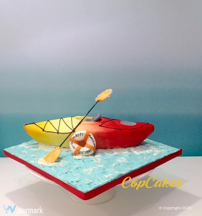 Kayak Cake - Cake by CopCakes