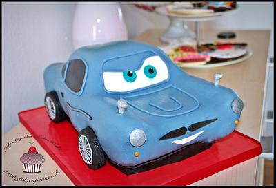 Agent Finn McMissile Cake from CARS 2 - Cake by Julycupcake