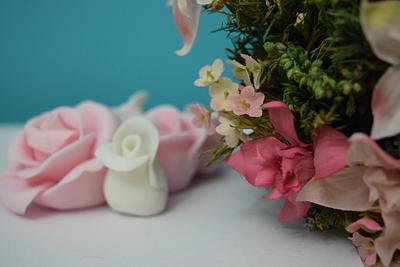 Bunch of Roses - Cake by noisette