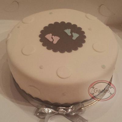 gender reveal cake - Cake by Gaabs