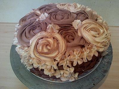 Rose Basket - Cake by MaCaker