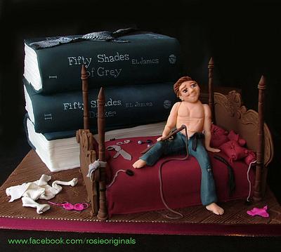 My Fifty Shades of Grey Cake - Cake by Rosie Cake-Diva