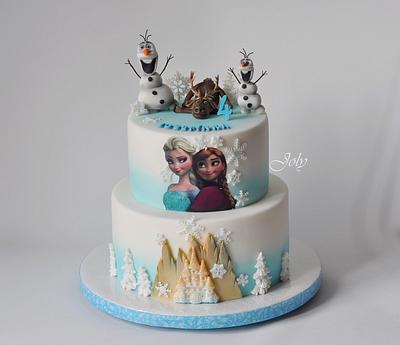 Frozen - Cake by Jolana Brychova