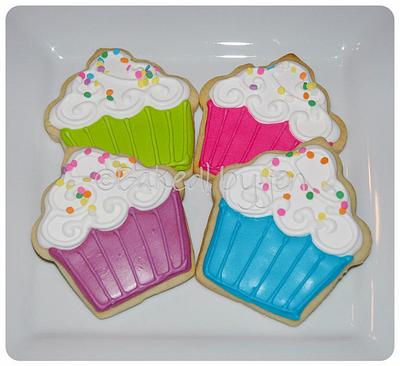 Birthday Cupcake Cookies - Cake by Jen