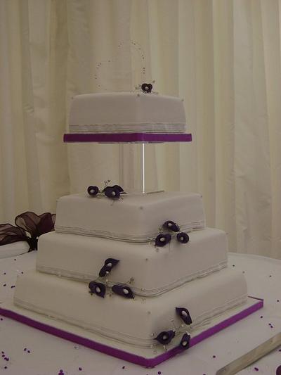 Wedding cake - Cake by sue