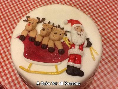 Santa Claus is Coming to Town - Cake by Dawn Wells