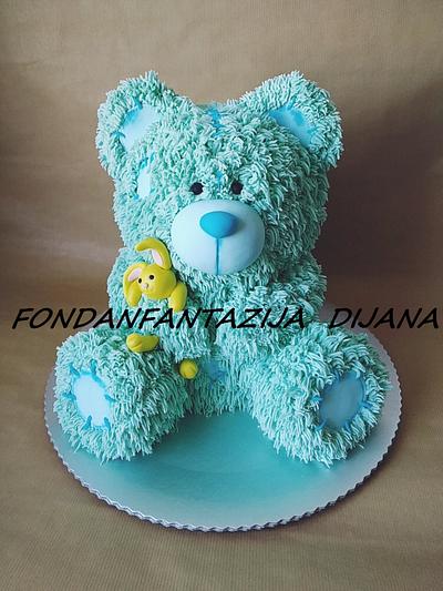 Teddy bear cake - Cake by Fondantfantasy