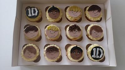 One Direction Cupcakes - Cake by Rachel Nickson