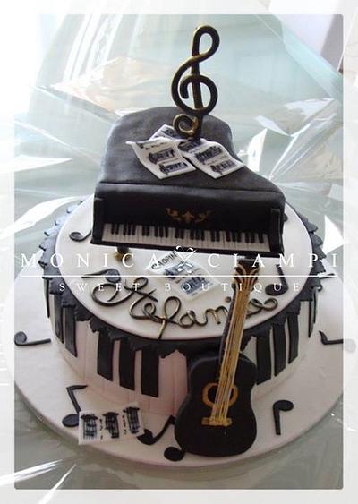 Piano cake - Cake by Monica Ciampi