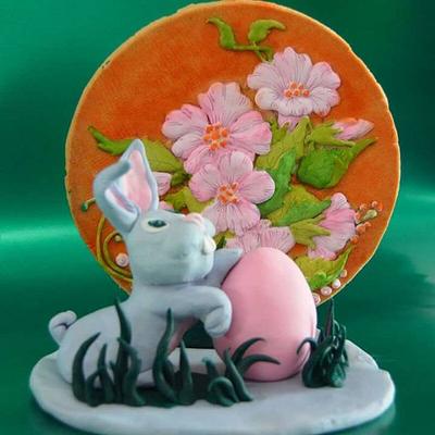 Eggs CPC Collaboration - Easter Bunny - Cake by Catalina Anghel azúcar'arte