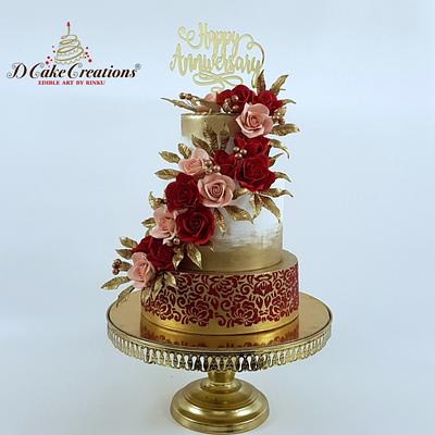 Anniversary Cake  - Cake by D Cake Creations®