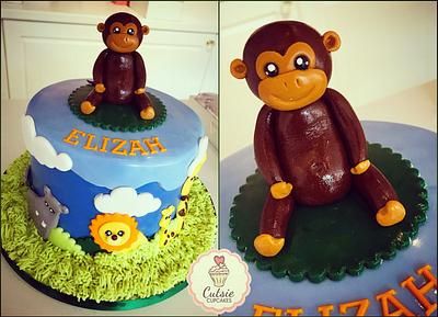Zoo Cake - Cake by Cutsie Cupcakes