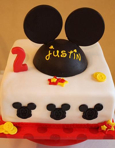 Mickey Mouse 2nd Birthday Cake - Cake by Pam and Nina's Crafty Cakes
