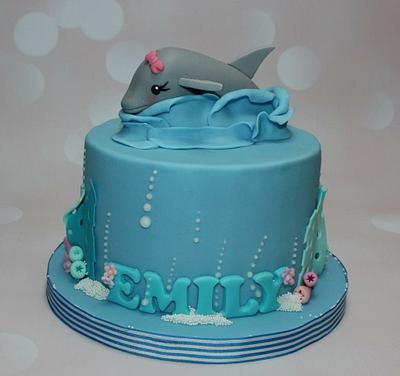 Dolphin Birthday Cake - Cake by looeze