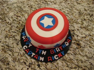 Captain America - Cake by Joanne