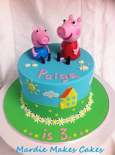 Peppa Pig Cake - Cake by Mardie Makes Cakes